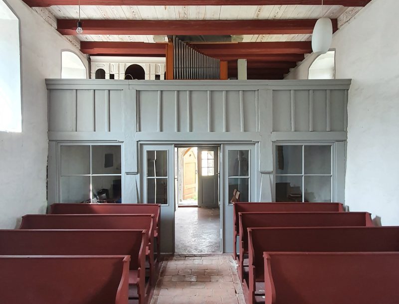 Kirche Pflügkuff Orgelempore